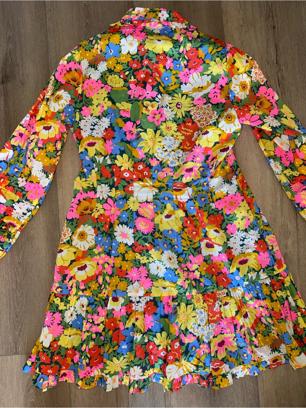 Love the Label Anthropologie X Liberty of London Floral Marketa Mini Dress M - Picture 7 of 7